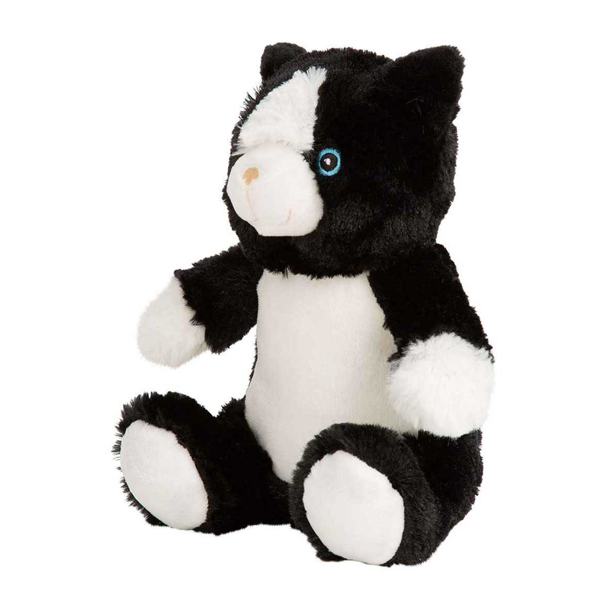 Personalised Small Black & White Keepsake Memory Cat