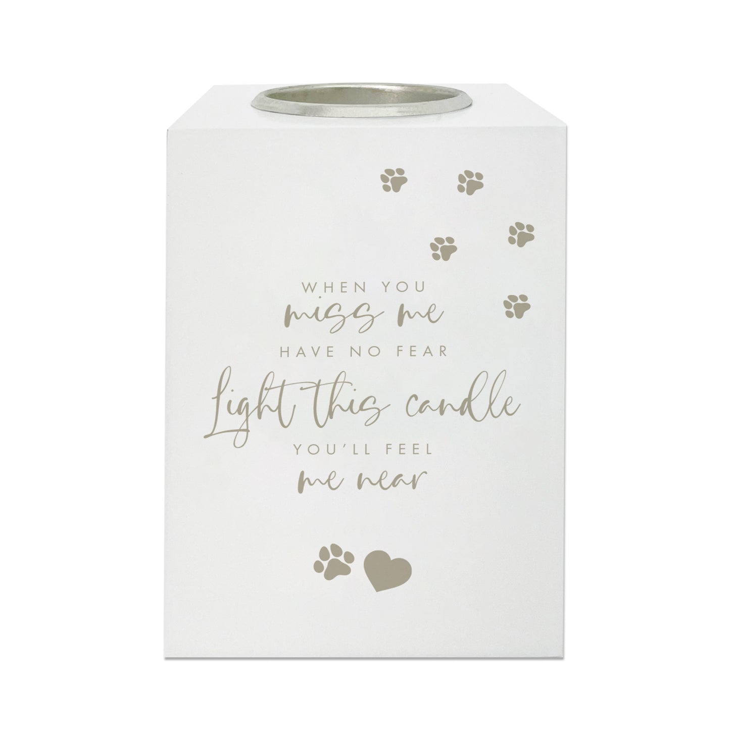 Pet Memorial Tea Light Holder