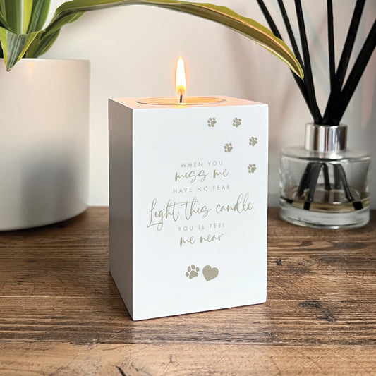 Pet Memorial Tea Light Holder