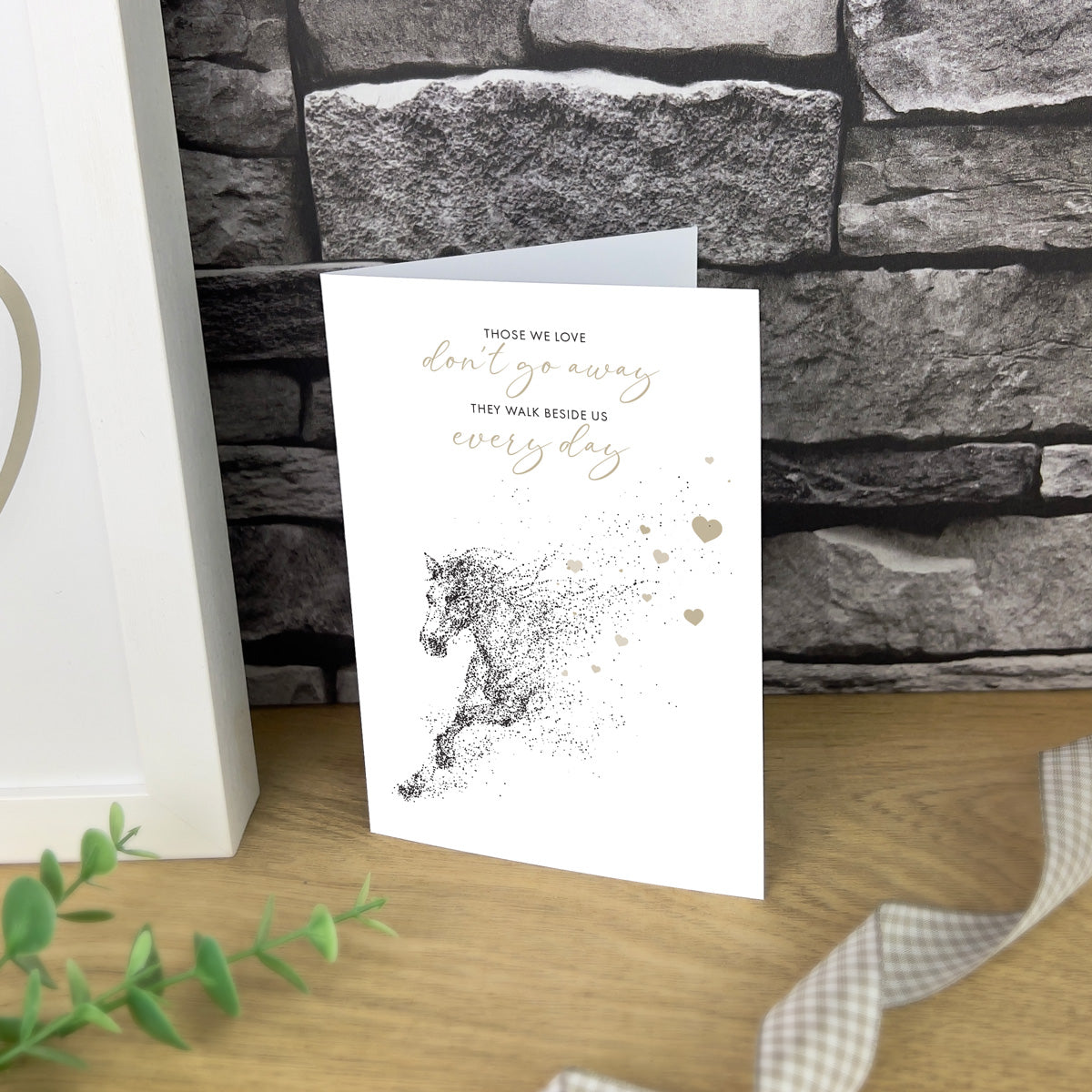 A6 Sympathy Cards - Equine Hearts (Pack of 20)