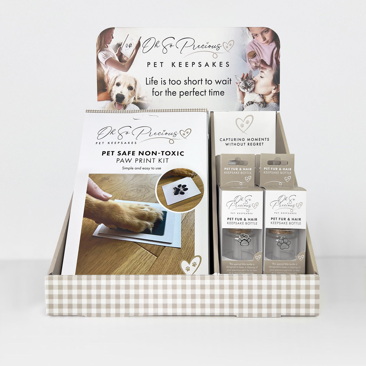 Fully Stocked Counter Top Product Display Unit