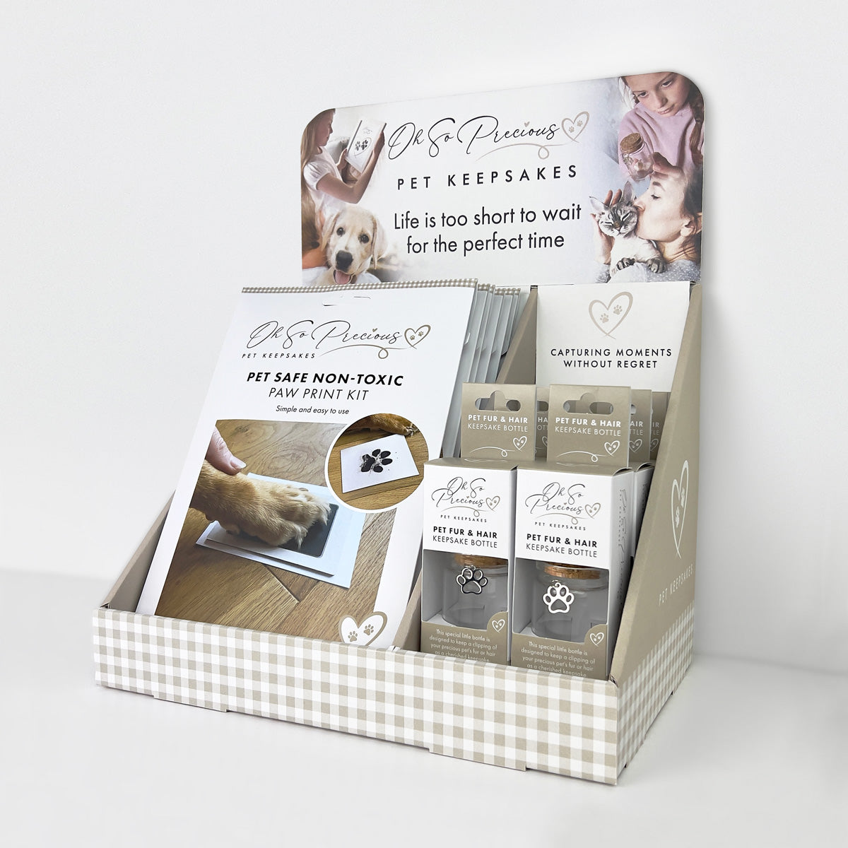 Fully Stocked Counter Top Product Display Unit