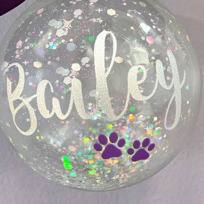 Birmingham Dogs Home Charity Personalised Pet Bauble