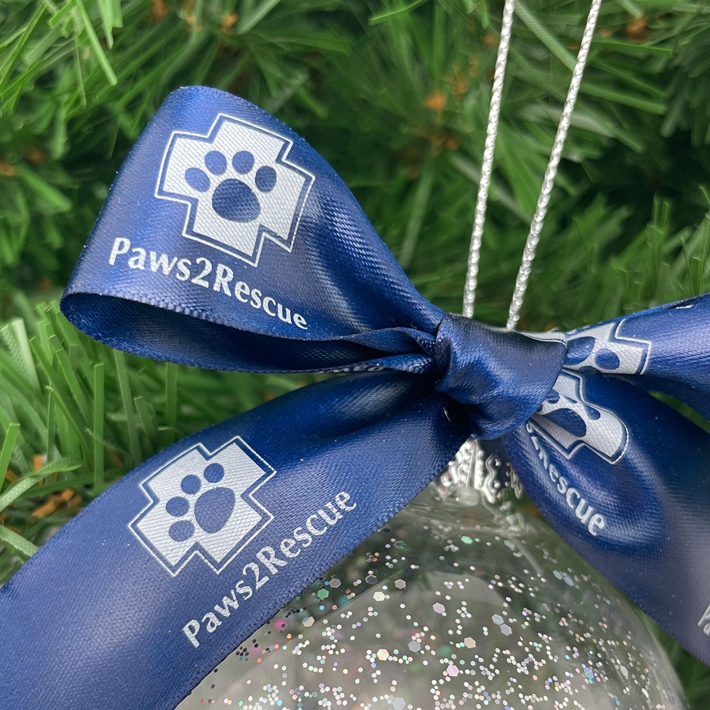 Paws2Rescue Charity Personalised Pet Bauble