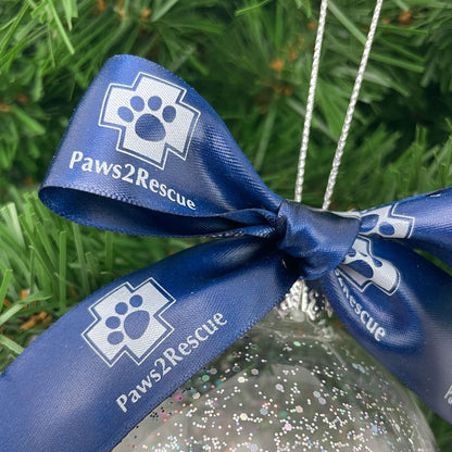 Paws2Rescue Charity Personalised Pet Bauble