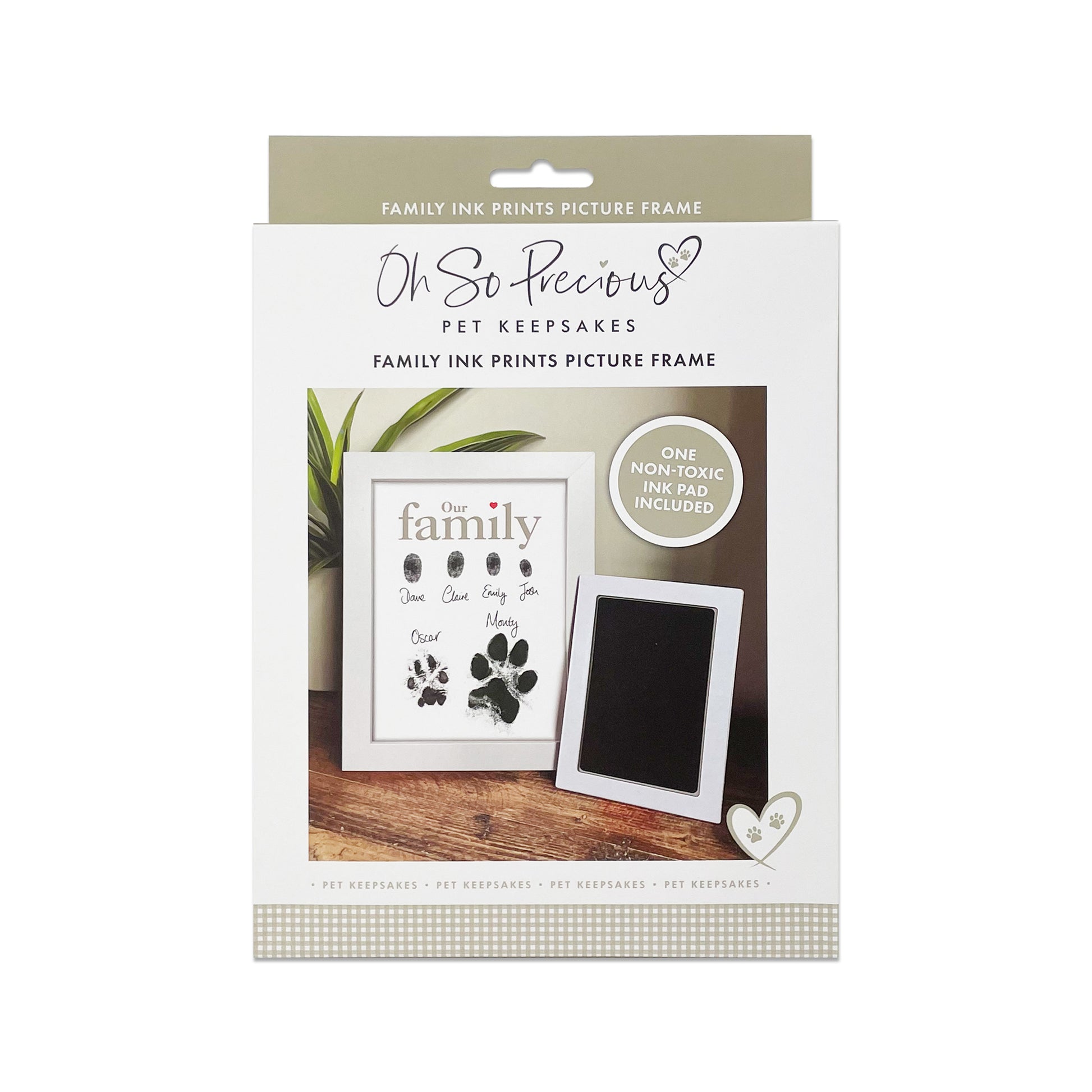 Pet Safe Non-toxic Paw Print Ink Pad Kit 