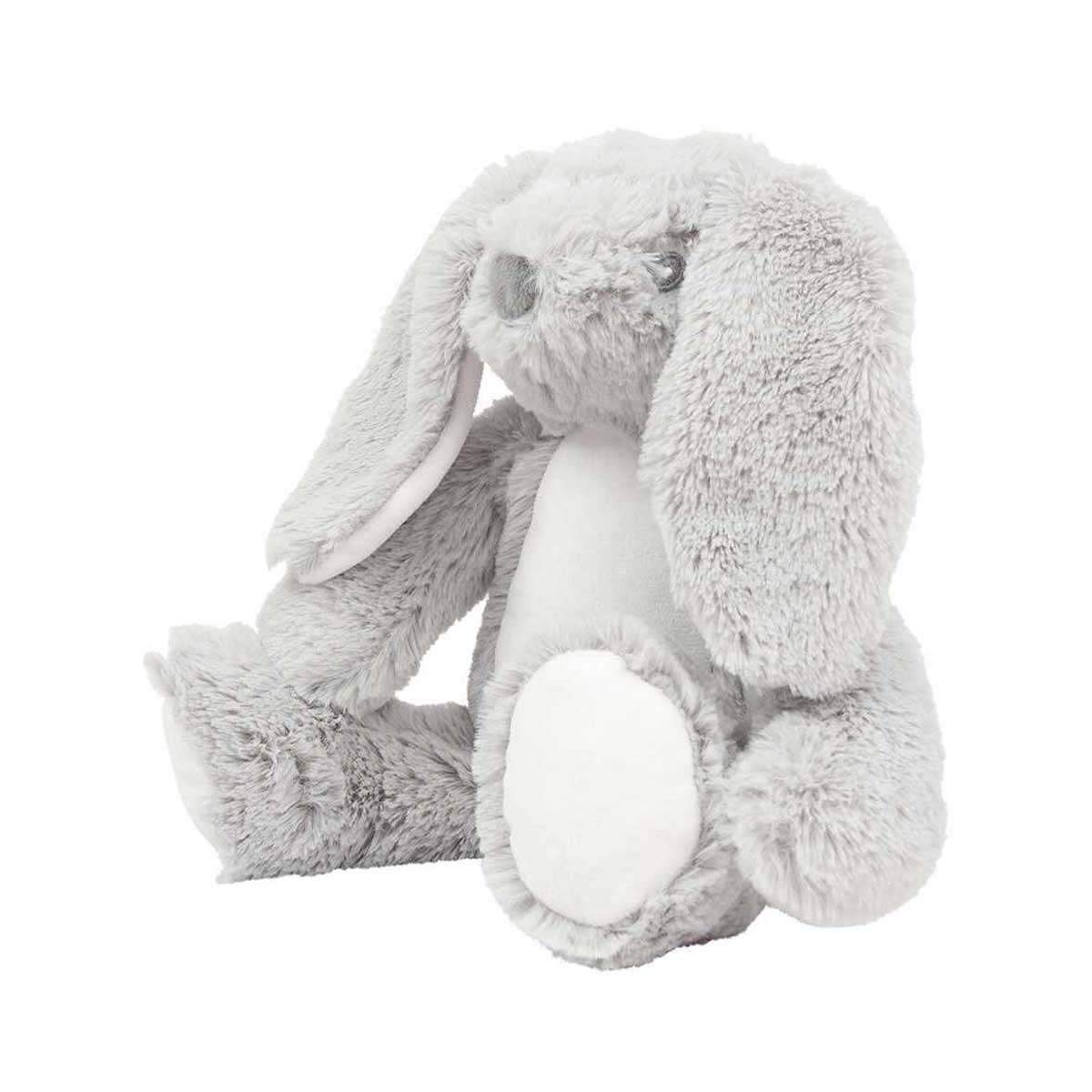 Personalised Small Grey Keepsake Memory Bunny