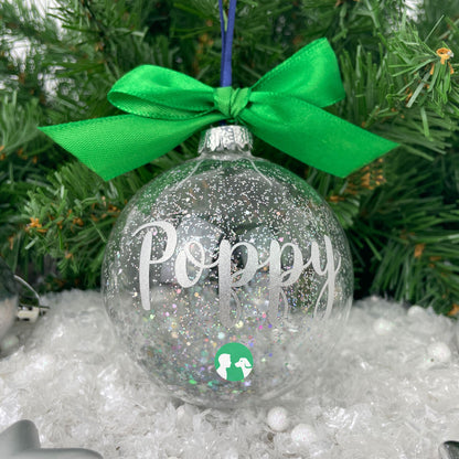 Humanimal Trust Charity Personalised Pet Bauble