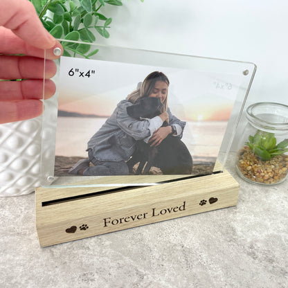 Forever Loved Pet Photo Frame