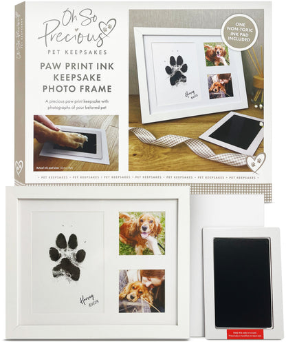 Paw Print Ink Keepsake Photo Frame Kit