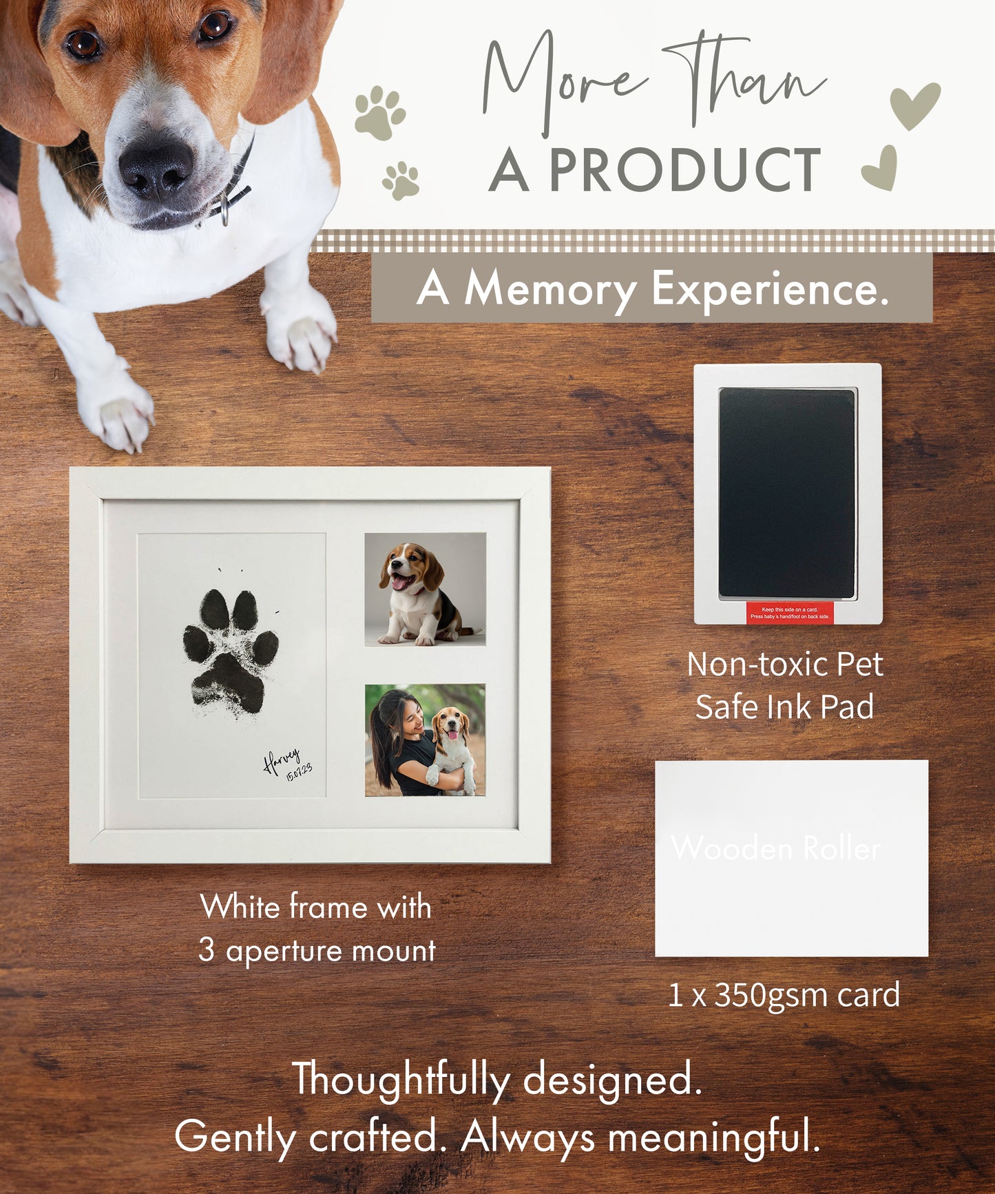 Paw Print Ink Keepsake Photo Frame Kit