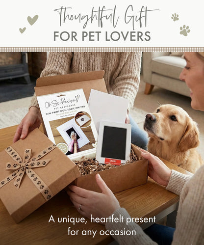 Pet Safe Non-toxic Paw Print Ink Pad Kit