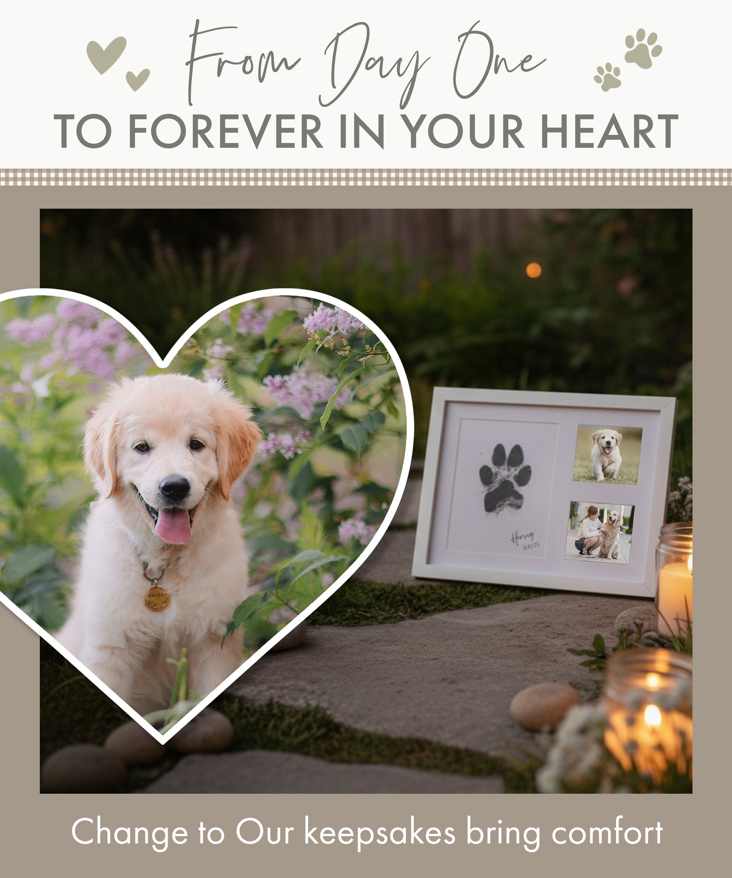 Pet Safe Non-toxic Paw Print Ink Pad Kit