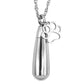 Paws Teardrop Cremation Ashes Memorial Urn Necklace