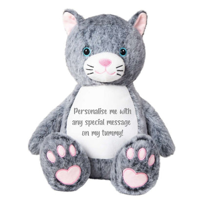 Personalised Large Ashes Keepsake Memory Cat