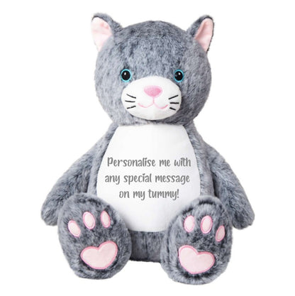 Personalised Large Comfort Keepsake Memory Cat