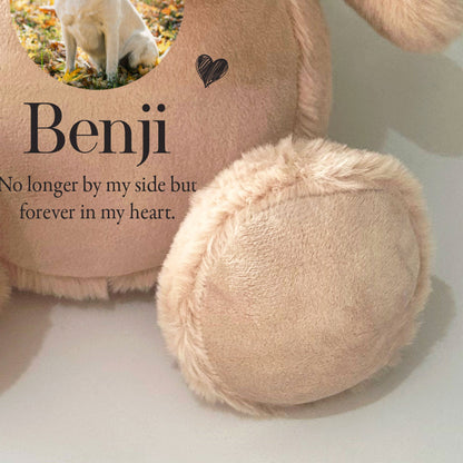 Personalised Photo Paw Prints Heart Record-A-Voice Keepsake Memory Dog