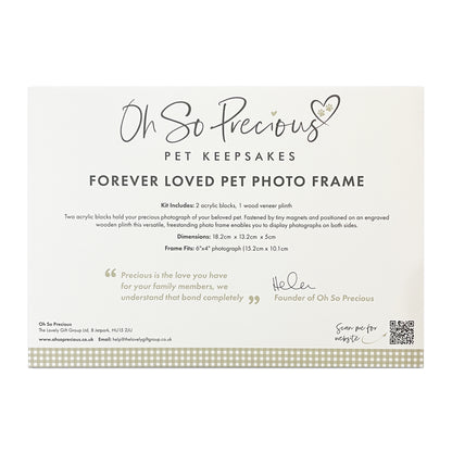 Forever Loved Pet Photo Frame