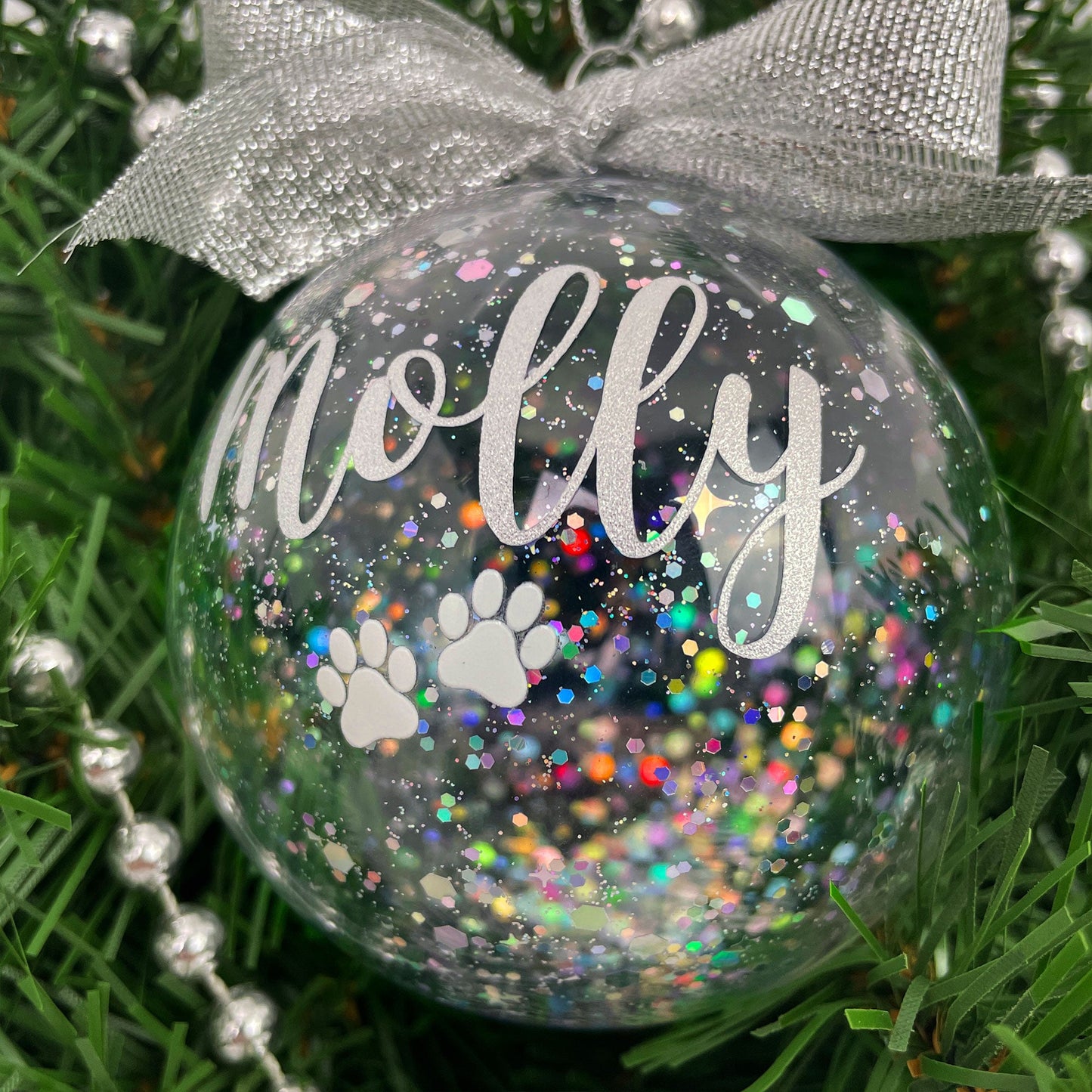 Personalised Sparkle Pet Bauble