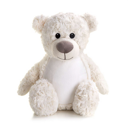 Personalised Large Cream Comfort Keepsake Memory Bear