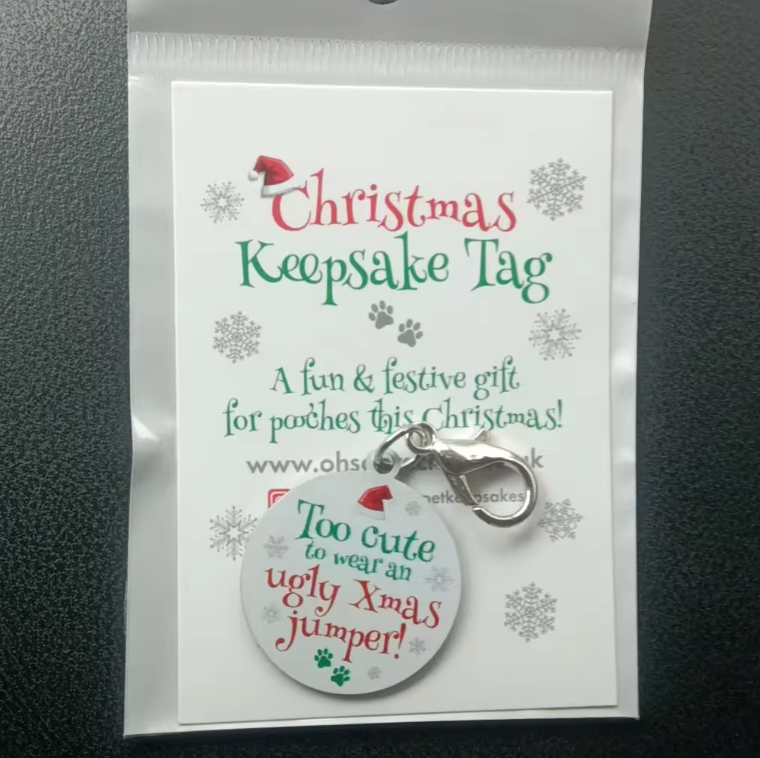 Christmas Keepsake Dog Tag