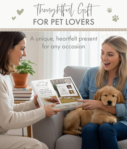 Paw Print Clay Mould & Photo Frame Kit