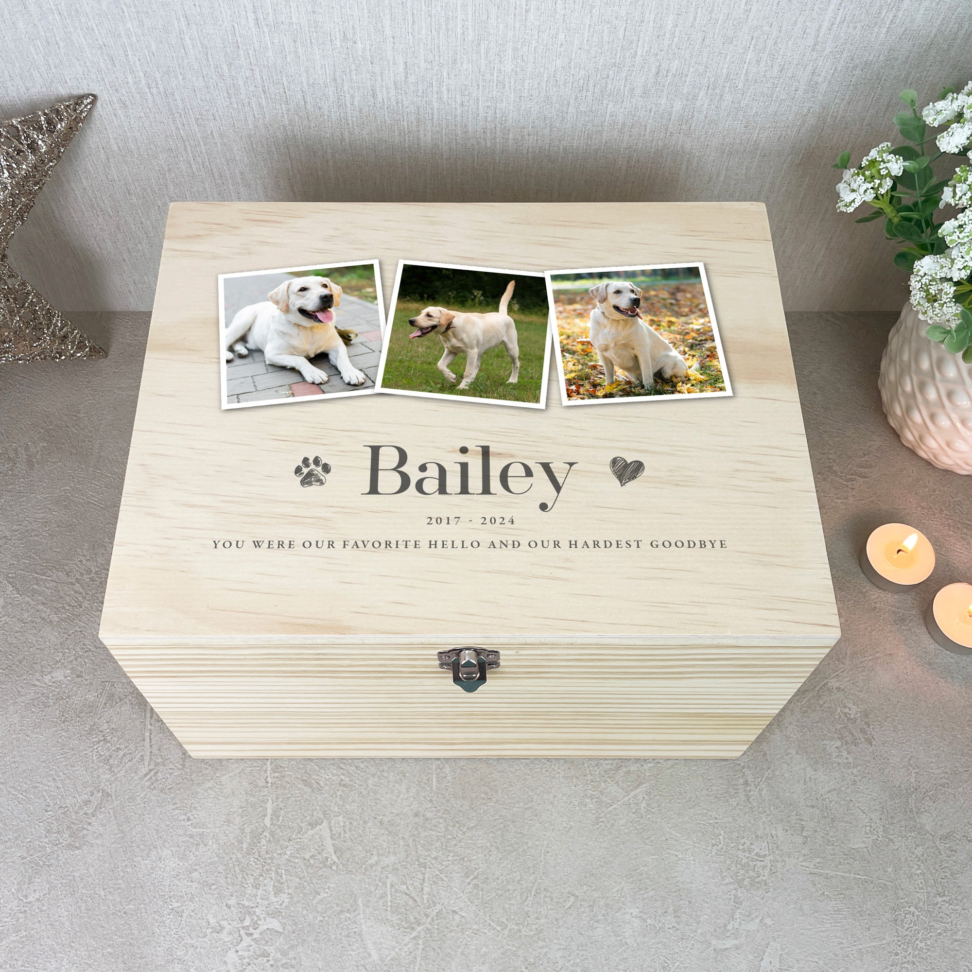 Pet Memory Boxes Oh So Precious