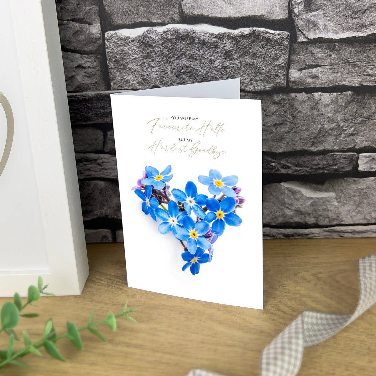A6 Sympathy Cards - Forget Me Not (Pack of 20)