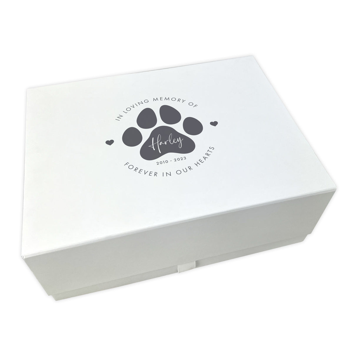 Personalised Pet Name Memorial Memory Box